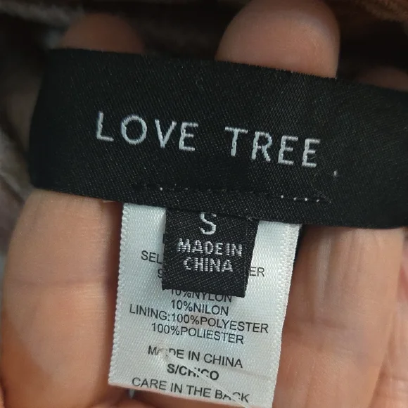 Love Tree Corduroy Utility Jacket . Reversible - Picture 2 of 5